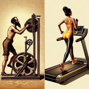 Fun Fact Image - Tracing the Surprising Beginnings of Today's Treadmills