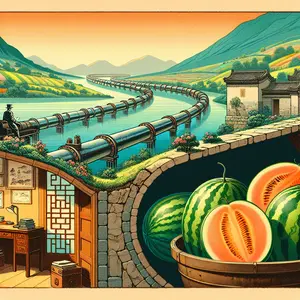 Fun Fact Image - The Mythical Melon Pipeline in China: a Curious Folklore