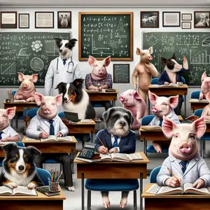 Fun Fact Image - Pigs Demonstrate Notably High Levels of Cognitive Awareness