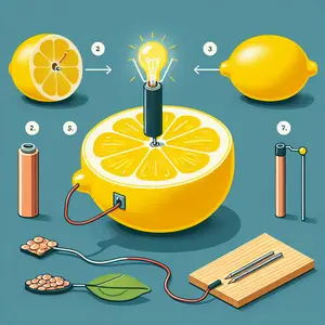 Fun Fact Image - Creating Electricity at Home with a Diy Lemon Battery