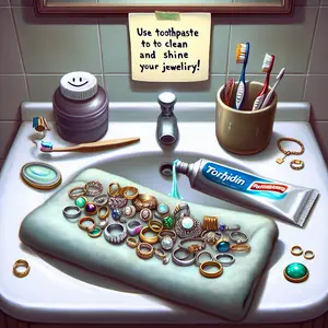 Fun Fact Image - Eco-Friendly Jewelry Cleaning: Diy Toothpaste Method