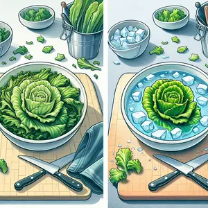 Fun Fact Image - Homemade Method to Revitalize and Perk up Wilted Lettuce