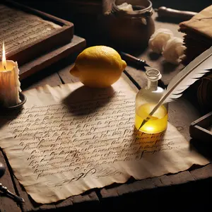 Fun Fact Image - Secret Messages Revealed: The Classic Lemon Juice Ink Trick