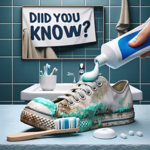 Fun Fact Image - Revitalize Your Sneakers with This Simple Toothpaste Trick