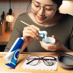 Fun Fact Image - Restore Clarity: Fix Scratched Eyeglasses Using Toothpaste