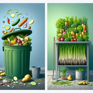 Fun Fact Image - Guide to Regrowing Vegetables from Kitchen Scraps at Home