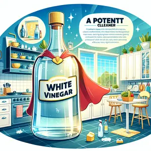 Fun Fact Image - Effectiveness of White Vinegar as a Natural Cleaning Agent