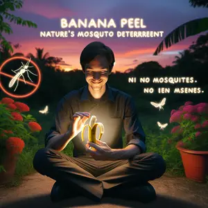 Fun Fact Image - Banana Peels: an Effective and Natural Mosquito Repellent