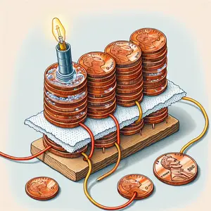 Fun Fact Image - Diy Penny Battery: Powering an Led with Household Items