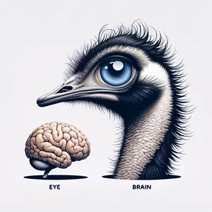 Fun Fact Image - Ostriches Possess the Largest Eyes Among All Land Animals