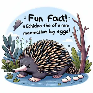 Fun Fact Image - Echidna's Remarkable Reproduction: a Record of Prolificacy