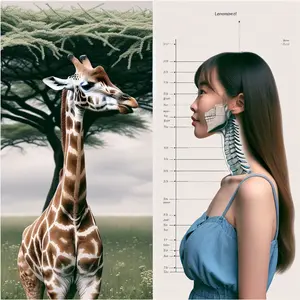 Fun Fact Image - Giraffes Have the Same Number of Neck Vertebrae as Humans