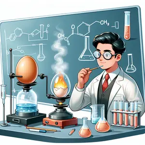 Fun Fact Image - Unboiled Egg Mystery: a Scientific Exploration of Raw Eggs