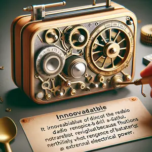 Fun Fact Image - Revolutionizing Broadcasts: The Innovative Clockwork Radio