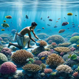 Fun Fact Image - Fiji's Guardians: Sustaining Coral Reefs Through Gardening