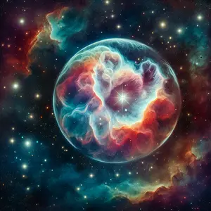 Fun Fact Image - Stellar Winds Sculpt the Spectacular Bubble Nebula Formation