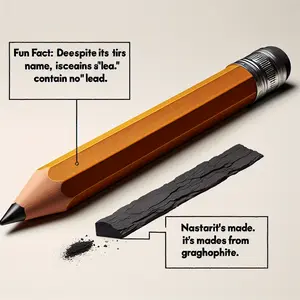 Fun Fact Image - The True Chemical Composition Behind Pencil 'Lead' Explained