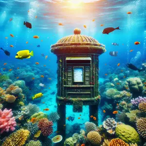 Fun Fact Image - World's Only Functional Underwater Postbox for Ocean Mail