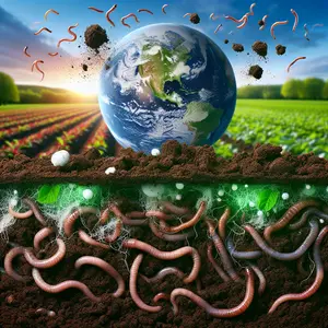 Fun Fact Image - Earthworms: Unsung Heroes in Environmental Maintenance