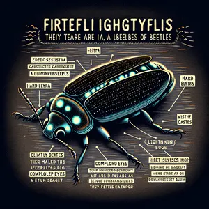 Fun Fact Image - Unveiling the Hidden Mysteries of Fireflies' Glowing Realm