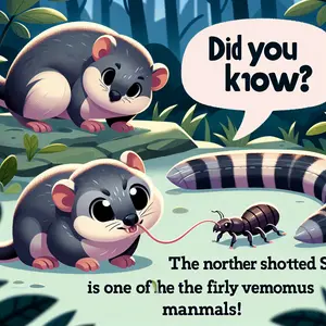 Fun Fact Image - Fascinating Insights into the Venomous Nature of Shrews