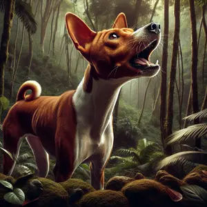 Fun Fact Image - Discover the Unique Silence of the Barkless Basenji Dog