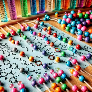 Fun Fact Image - Creating a Polymer Chain Using Colorful Pony Beads