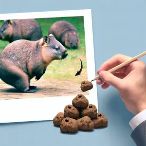 Fun Fact Image - The Fascinating Mystery of Wombats' Unique Cube-Shaped Poop