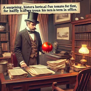 Fun Fact Image - The Curious Case of Abraham Lincoln and the Tomato Incident