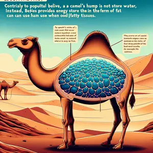 Fun Fact Image - Unveiling the Camel’s Hump Secret: Fat Storage, Not Water