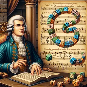 Fun Fact Image - Musical Dice: Mozart's Clever Composition Creator Game