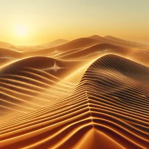 Fun Fact Image - Nature's Harmonic Wonder: The Musical Magic of Sand Dunes