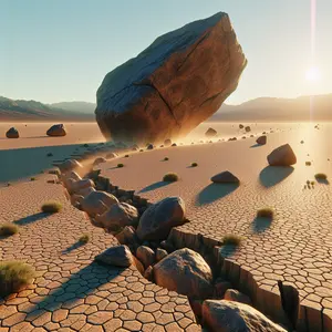 Fun Fact Image - Mystery of the Sailing Stones in California's Death Valley