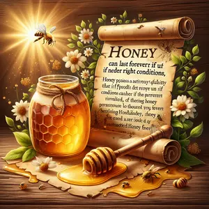 Fun Fact Image - Honey's Perennial Freshness: The Sweet Treat That Never Ages