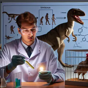 Fun Fact Image - Reviving the Past: Transforming Chickens into Dinosaurs