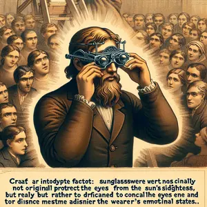 Fun Fact Image - Purpose of Early Sunglasses Was Not to Block Sunlight