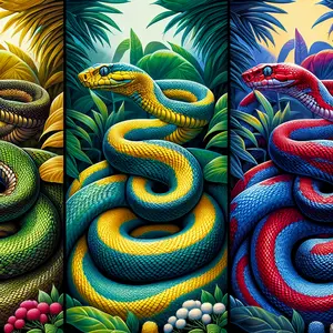 Fun Fact Image - Exploring the Vibrant and Colorful Snakes of the World