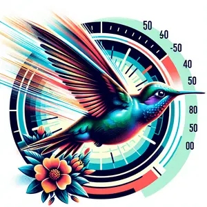 Fun Fact Image - Astonishing Wing Speed of the Hummingbird in Flight