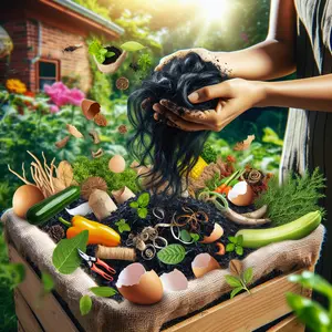 Fun Fact Image - Composting with Human Hair: an Unusual and Effective Method