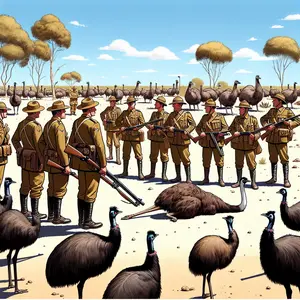 Fun Fact Image - Australia's Unconventional 1932 Emu Conflict: The Great War