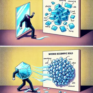 Fun Fact Image - Glass Can Flow Over Very Long Periods, but It's Not a Liquid