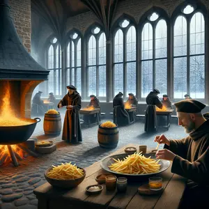 Fun Fact Image - Surprising Origins of French Fries in Belgian Monasteries