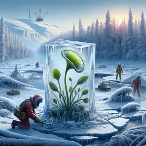 Fun Fact Image - Siberian Permafrost Yields 30,000-Year-Old Carnivorous Plant