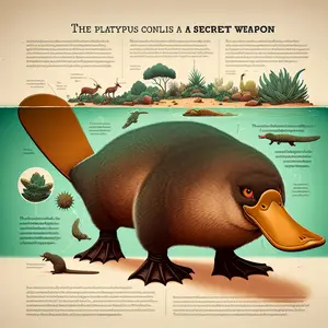 Fun Fact Image - Exploring the Venomous Mysteries of the Duck-Billed Platypus