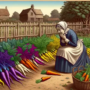 Fun Fact Image - Carrots' Early Days: from Purple Roots to Modern Orange