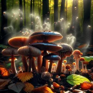 Fun Fact Image - Mushrooms Can Create Their Own Wind by Releasing Water Vapor