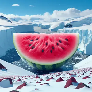 Fun Fact Image - Pink Snow Phenomenon: Watermelon Snow in Antarctica