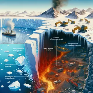 Greenland's Ice Retreat: Mineral Wealth and Climate Dilemma