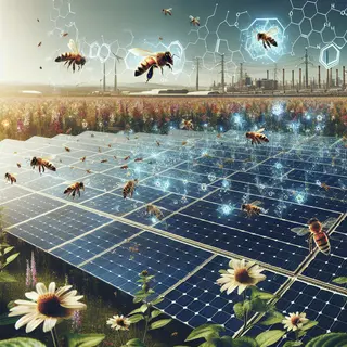 Quantum Dot Solar Panels Disrupt Honey Bee Navigation