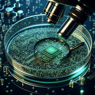 Bacterial Computing: Living Microbes Powering Next-Gen. Circuits